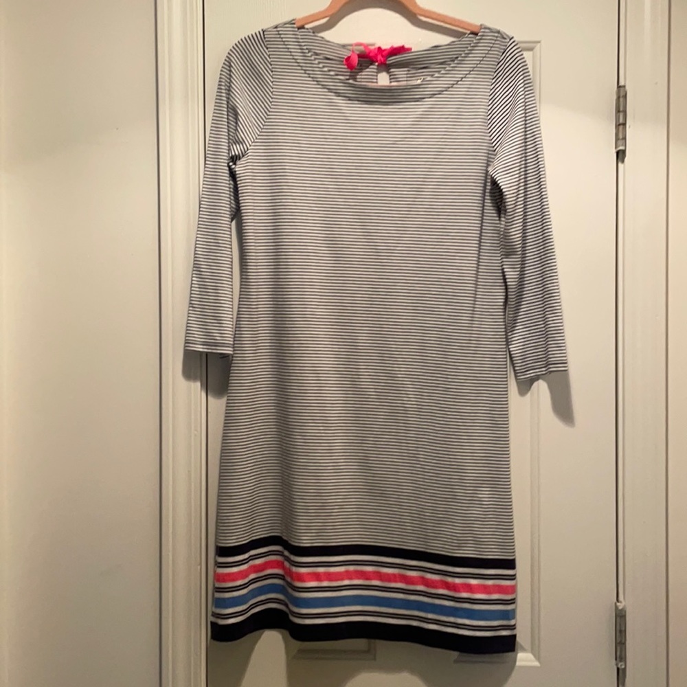 Lilly Pulitzer striped navy dress